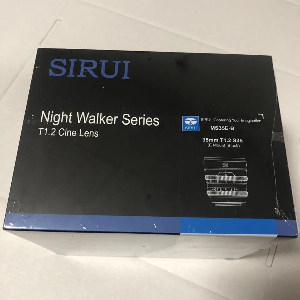 SIRUI Night Walker 24mm 35mm 55mm 16mm T1.2 S35 Cine Lens For Sony