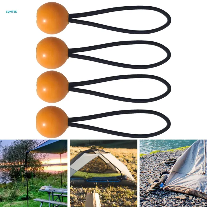 4x%20Bungee%20Cords%20Tie%20Down%20Straps%204mm%20with%20Ball%20for%20Tents%20Holding%20Hoses%20Wire%2010cm%20-%20Image%202