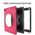 360 Degree Rotation PC+TPU Protective Cover with Holder & Hand Strap.