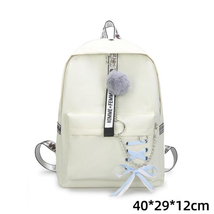 Fashion Women Backpacks Set School Backpack Korean Design