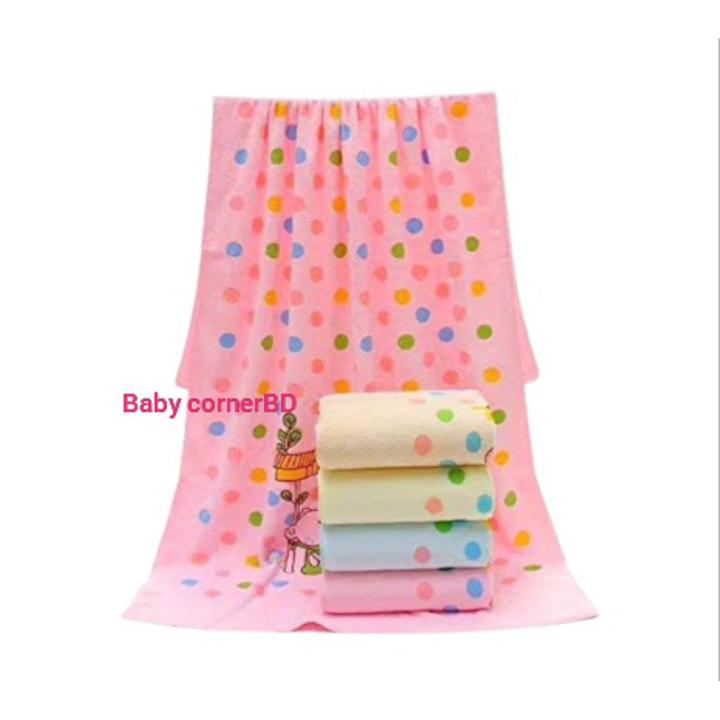 Cotton Towel For Baby (20 X 39 inch) Blue