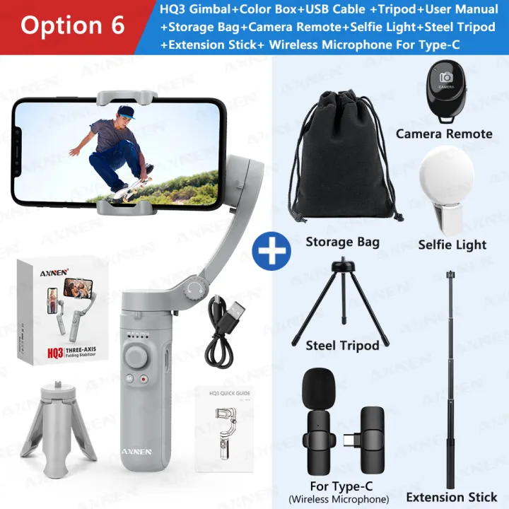 HQ3%20Handheld%20Vlog%20Stabilizer%203-Axis%20Gimbal%20Video%20Record%20Self%20Anti%20Shake%20Phone%20Holder%20for%20Smartphone%20Tiktok%20live%20Photography%20Kit%20-%20Image%207