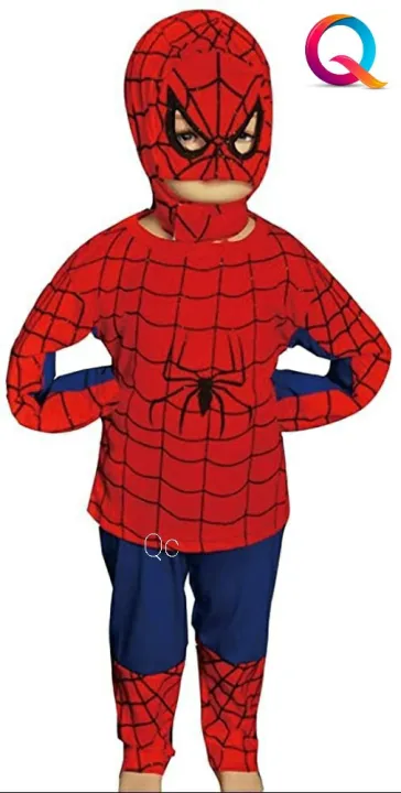 Spiderman%20Fancy%20Dress%20Costume%20Superhero%20Costume%20Kids%20Cartoon%20Fancy%20Dress%20for%20Costume%20Party%20-%20Image%205