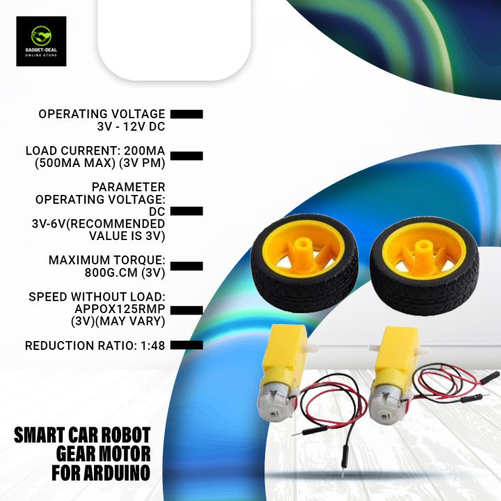 Dual%20Shaft%20motor%20and%20Wheels%20Smart%20Car%20Robot%20Gear%20Motor%20for%20arduino,%20black%20and%20yellow%20pack%20of%202-Black;Yellow%20-%20Image%203