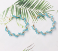 Fashionable Hollow Round Crystal Earring for Women New Collection 2024 - Trendy Spiral Drop Earrings for Girls Simple Stylish.