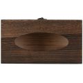 1PC Useful Wooden Retro Tissue Box Cover Paper Napkin Holder Case Home Car Decor.