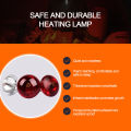 Poultry 220V Heating Lamp Bulb Thermal Preservation Heat Infrared Ray for Reptile Amphibian Pet Livestock 100/200W. 