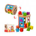 Educational Wooden Toy Intelligence Cage Shape & Color recognition.