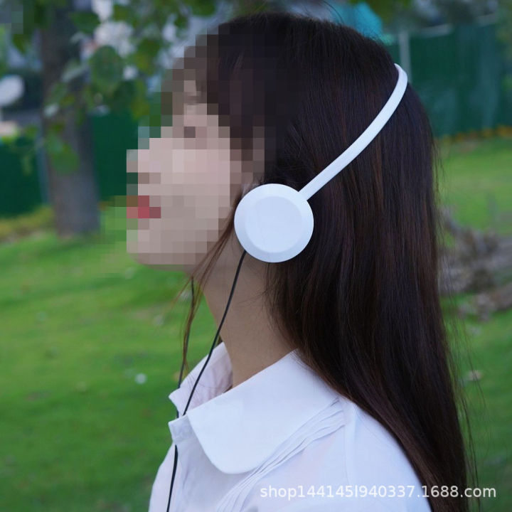 American retro headphones wired with mark fashion halterneck photography Xiaohongshu Internet celebrity headphones factory wholesale