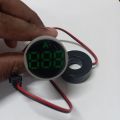 AMP Meter 22mm 100A Digital Ampere Meter Panel Mount 22mm Round Panel Ampere Meter AC 01-100A LED Digital Amp Meter Indicator Light With Current Transformer CT Cables.