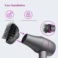 1800W Professional Hair Dryer Hot and Cold Strong Wind Powerful Blower Constant Temperature 1 collecting 2 Air Comb Nozzle 3Gear.