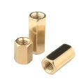 M2 M2.5 M3 M4 M5 Double Pass Hex Brass Male Female Standoff Board lar Hexagon Thread PCB Motherboard Spacer Nut Hollow Column-10mm (30pcs). 