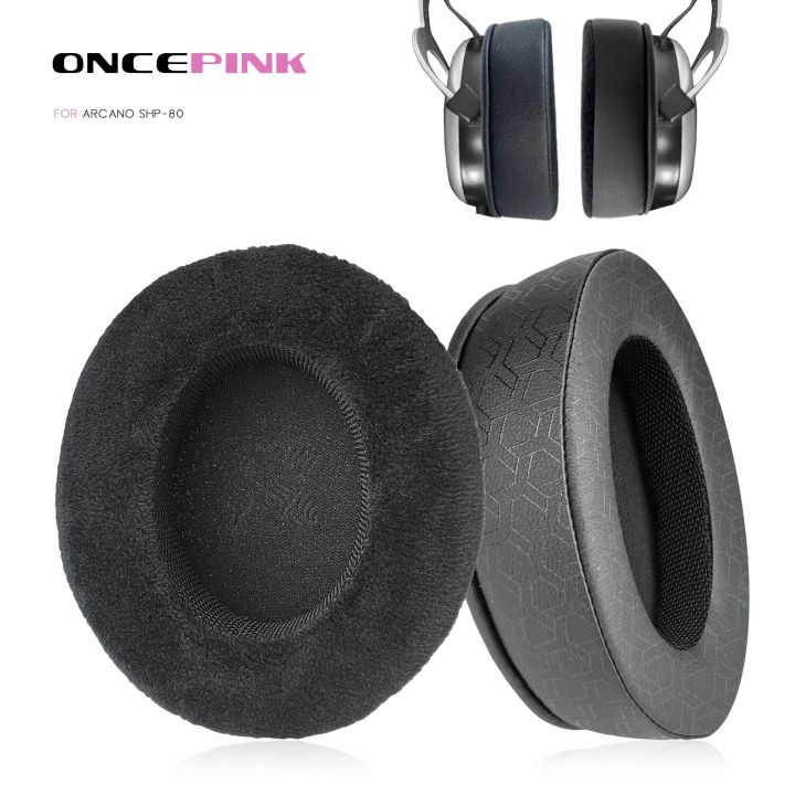 Oncepink Replacement Ear Pads for Arcano SHP-80 Headphone Cooling Gel Cushion Earphones Accessories Earpads Headset