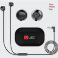 Uiisii Hm12 Wired Half In-Ear Deep Bass Music Earphones - Headphone - Ear Phone - Earphone.