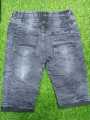 Boys 3 quater denim stiche pant. 