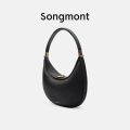Songmont Songyue series medium moon curve bag designer crescent bag autumn and winter new products single shoulder armpit bag. 