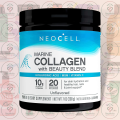 NeoCell Marine Collagen with Beauty Blend – 10g – 200g Powder – with Hyaluronic Acid, MSM & Vitamin C – for Skin Hydration & Joint Support. 