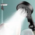 Water Saving Spray Pause Switch Hard Water Softener Handheld Shower Head High Pressure with Carbon Filter with 5 Spray Modes. 