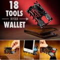 Wallet Ninja- 18 in 1 Multi Functional Ninja Wallet Pocket Tools. 