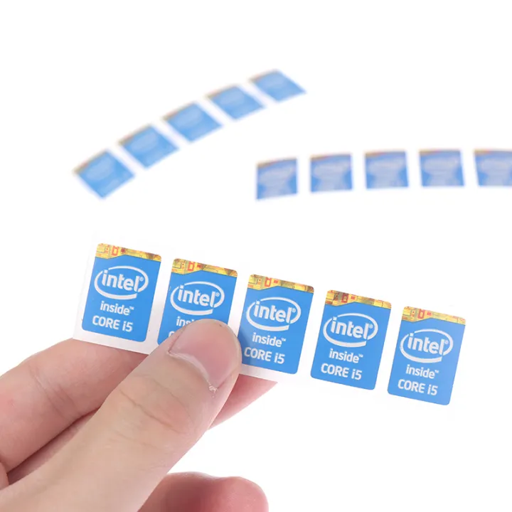 5pcs%204th%20Generation%20Intel%20Core%20I3%20I5%20I7%20Sticker%20Label%20Notebook%20Decoration%20-%20Image%203