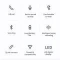 XG-13 TWS Bluetooth Earphone Wireless Headphones V5.0 In-ear Headset Waterproof Noise Reduction Earbuds With LED Power Display with Portability. 