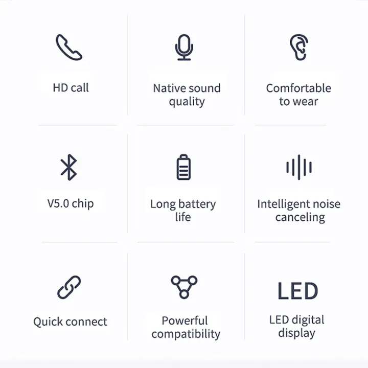 XG-13%20TWS%20Bluetooth%20Earphone%20Wireless%20Headphones%20V5.0%20In-ear%20Headset%20Waterproof%20Noise%20Reduction%20Earbuds%20With%20LED%20Power%20Display%20with%20Portability%20-%20Image%207