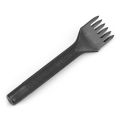 1/2/4/6 Teeth Leather Stitching Hole Punch Diamond Chisel Craft Tool 4mm Spacing (6 Teeth).