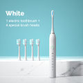 6 Modes Sonic Electric Toothbrushes for Adults Kids Smart Timer Rechargeable Whitening Toothbrush IPX7 Waterproof 4 Brush Head. 