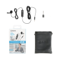 High-Performance Boya BY-M1 Microphone Boya Professional Microphone Black For Mobile and DSLR Sleek Usage Lindaa. 