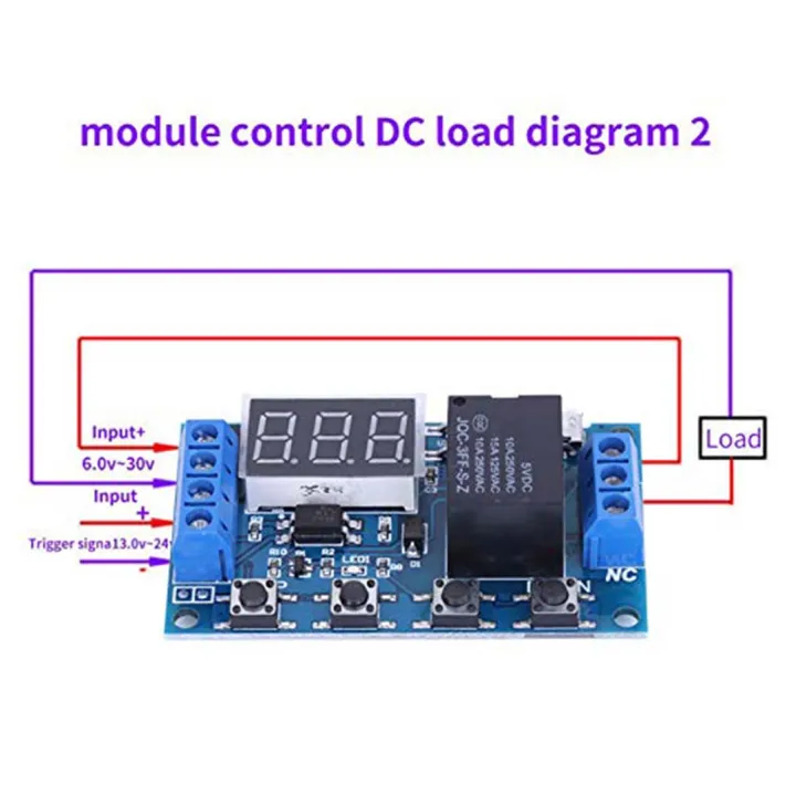 6%E2%80%9130V%20Relay%20Board%20Cycle%20Timing%20Circuit%20Switch%20Timer%20Delay%20Trigger%20Module%20Micro%20USB%205V%20JZ%E2%80%91801%20-%20Image%202