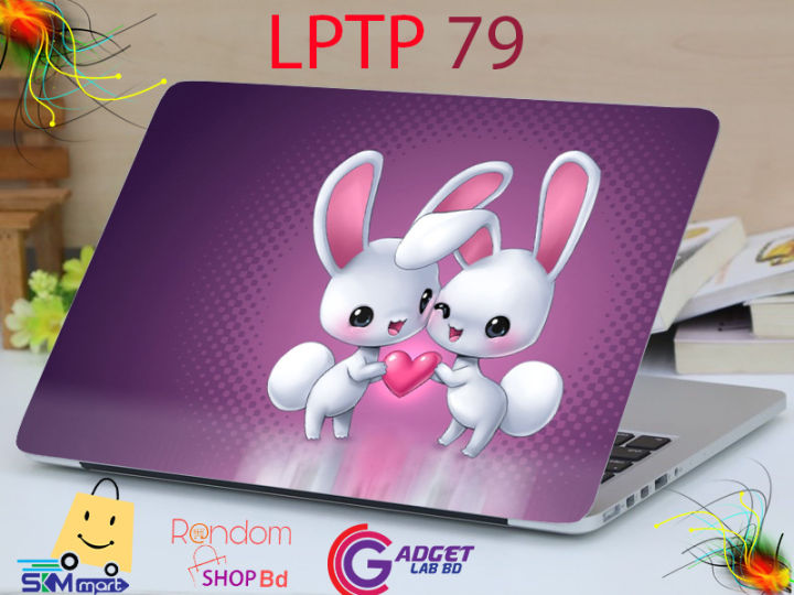 Lptp - 79 Cute Girly Laptop Sticker Laptop Skin Sticker & Laptop Skin For Laptop Back Side Decoration - Laptop Sticker - Laptop Sticker