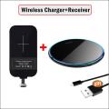 Qi Wireless Charging for Samsung Galaxy A21 A31 A41 A51 A71 A40 A50 Wireless Charger Pad+Nillkin Receiver USB Type-C Adapters. 