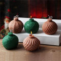 Funky Home Decor Homemade Plaster Gift Cartoon Mini Ornament Unique Candle Making Desktop Small Ornaments Decorative Gifts Christmas Lights Ball Shape Aroma Epoxy Resin Mold Bell Ball Pattern Spherical Candle Silicone Mold. 
