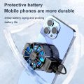 BlueWow X16 Mini Universal Mobile Phone Cooling Fan Radiator Turbo Hurricane Game Cooler Cell Phone Cool Heat Sink For Xiaomi/IPhone/Samsung. 