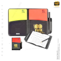 Referee Notebook Card set, Sports Referee Kit for Football, Soccer Referee Red And Yellow Cards Replacement Cards Notebook Score Sheets. 