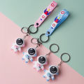 Cute Space Astronaut Metal Key Ring for Men Women Anime Car Accessories MJ. 