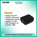 KOLEER S31 Mini Wireless Bluetooth Compatible Bass Speaker IPX7 Waterproof Subwoofer Box. 