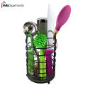 Newfangled - Dependable Industries Kitchen Storage Counter Top Cutlery Holder Black Matte Fin - Kitchen & Dining - Modern and Trendy.
