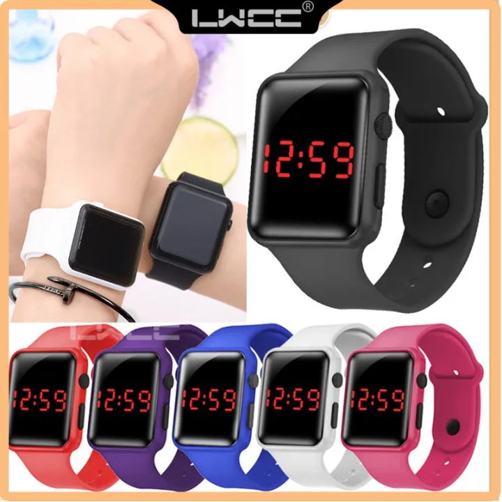 Lwcc%208029%20Popular%20Led%20Square%20Rubber%20Strap%20Watch%20Electronic%20Student%20Adult%20Couple%20Watches%20Digital%20Relo%20-%20Image%204
