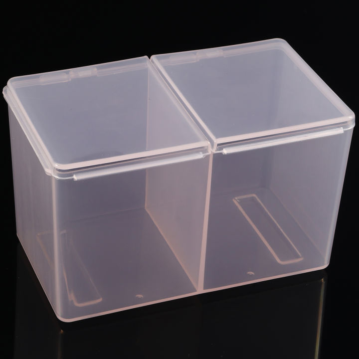Myyeah%202Compartments%20Clear%20Remover%20Cotton%20Pad%20Swab%20Container%20Nail%20Art%20Tool%20Cotton%20Swabs%20Organizer%20Glitter%20Powder%20Storage%20Box%20-%20Image%207