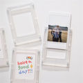 3-InchPhoto Frame Magnet Design Polaroid Photo Frame Mini Acrylic Magnetic Picture Frames Transparent Acrylic Card Display Stand.
