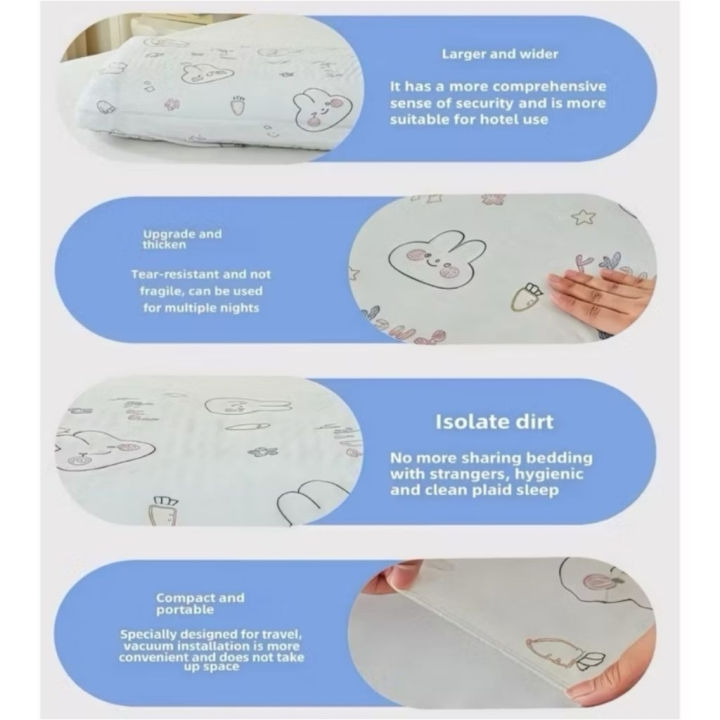 2%20PCS%20Dustproof%20Travel%20Pillowcase%20Covers%20%7C%20Double%20Person%20Railway%20&%20Hotel%20Bedding%20Sheet%20Protector%20-%20Image%206