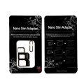 10 Set Nano Micro Mini Standard SIM Card Adapter Kit Set Adapter Tools EM88. 