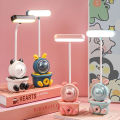 Cartoon LED Desk Lamp for Kids, Aste, Wireless, Dimmable Desk Lamp, Projection, Foldable Reading Lamp, Study Light-D Shop. 