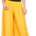 Easily Usable - Palazzo Best Qualityfull Good stitching For Women (China Linen Fabric) - Easy To maintain - Designed - Urban Vibes. 
