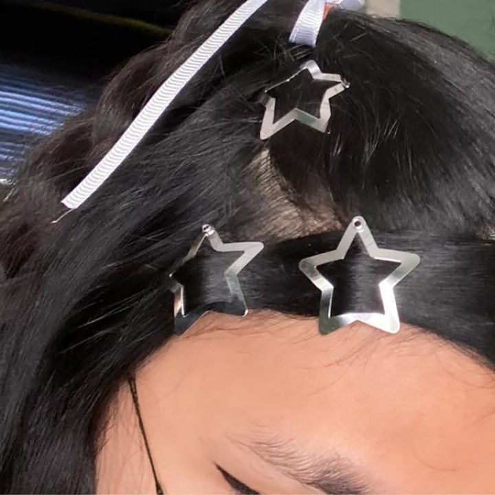 Star%20Hair%20Clips%20Snap%20Hair%20Barrettes%20Star%20Hair%20Accessories%20Y2K%20Metal%20Hair%20Clips%20Mystic%20-%20Image%202