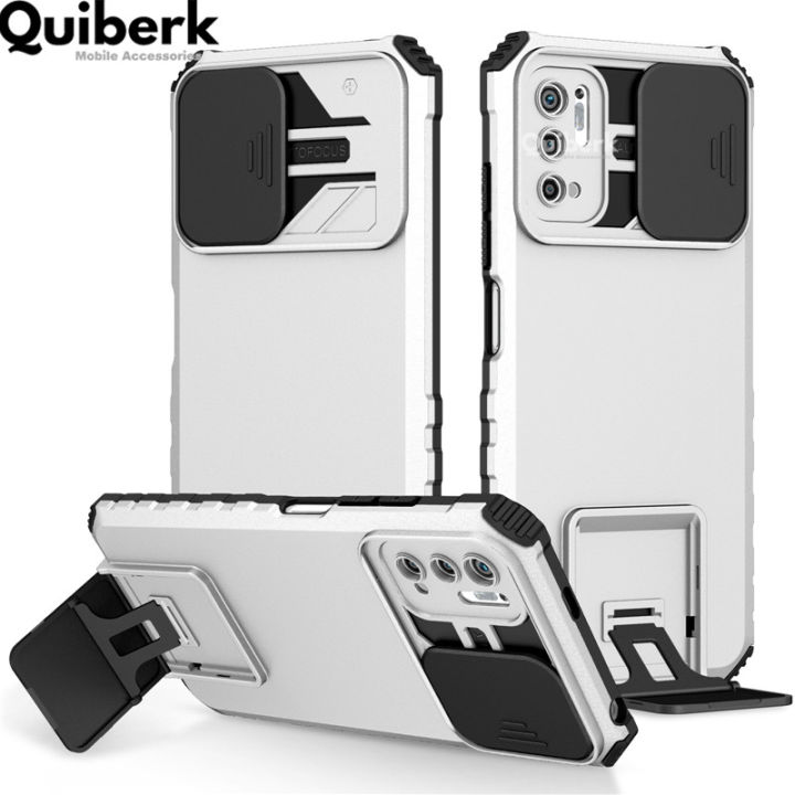Quiberk%20for%20Xiaomi%20Redmi%20Note%2010%205G%20Phone%20Case%20Slide%20Camera%20Cover%20Kickstand%20Hard%20Shockproof%20Armor%20Back%20Casing%20-%20Image%202