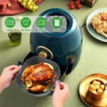Air Fryer Silicone Baking Tray grey color.