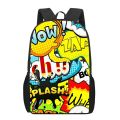 Anime Graffiti Sticker Pattern School Bag for Children Girls Boys Casual Backpacks Kids Backpack Teenager 16“ School Bags.
