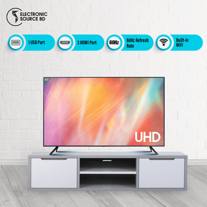 Samsung 43 inch Crystal 4K UHD Smart Television 43CU7700 (with Official Warranty)